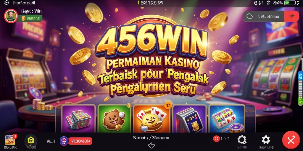 Tampilan permainan kasino yang fantastis dan mendebarkan di 456WIN.