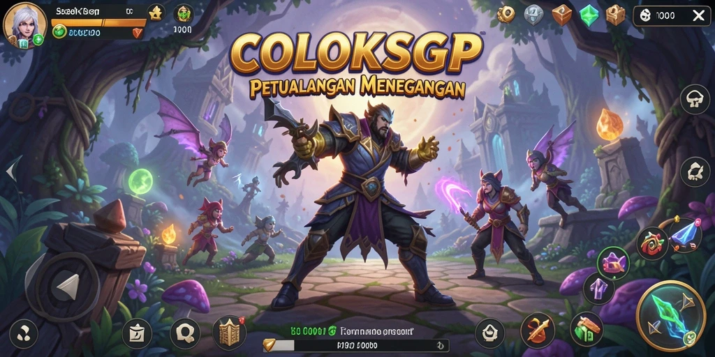 Tangkapan layar gameplay COLOKSGP yang menunjukkan petualangan seru.