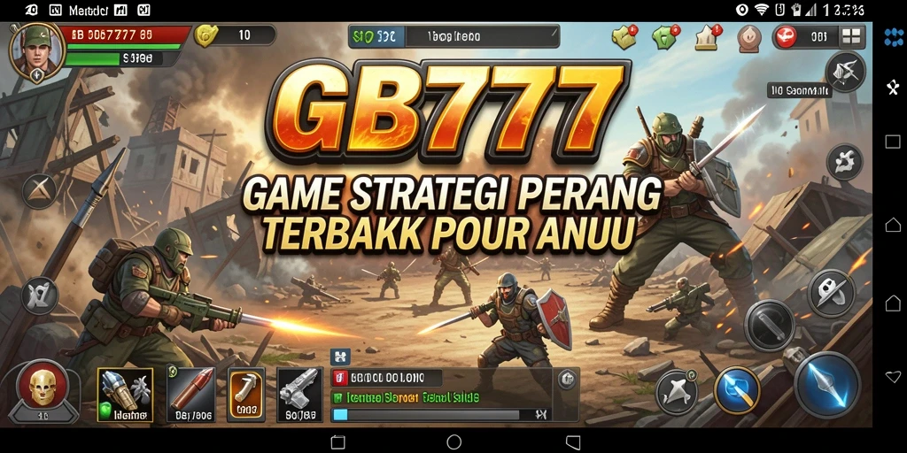 Tampilan gameplay SLG yang menarik di GB777.
