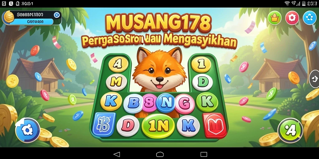 Tangkapan layar gameplay seru dari aplikasi Bingo MUSANG178.