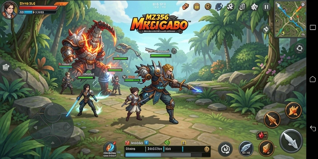 Tampilan gameplay SLG dengan strategi pertempuran yang mendalam.