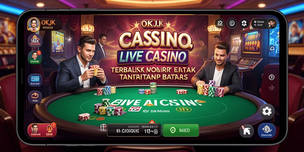 Tampilan gameplay Live Casino yang menarik dan interaktif.