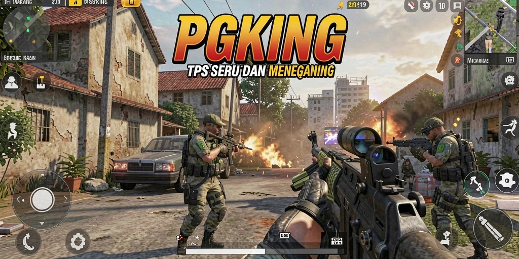 Tampilan gameplay PGKING yang menakjubkan dan seru.