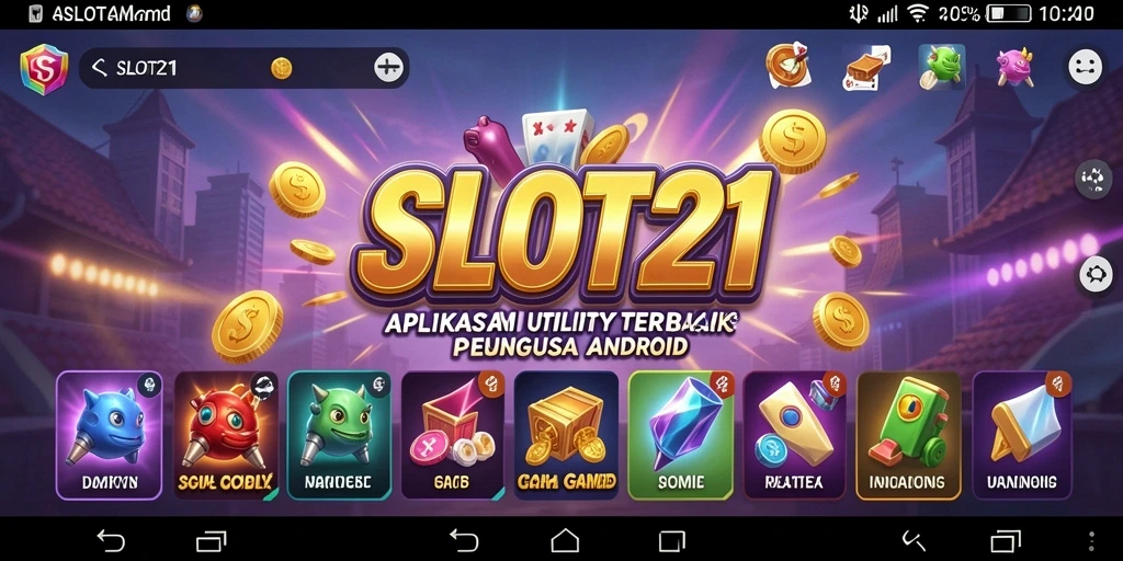Tampilan antarmuka SLOT21 yang intuitif dan mudah dipahami.