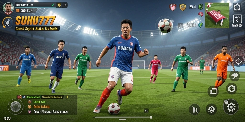 Tampilan permainan sepak bola yang mendebarkan dari SUHU777.