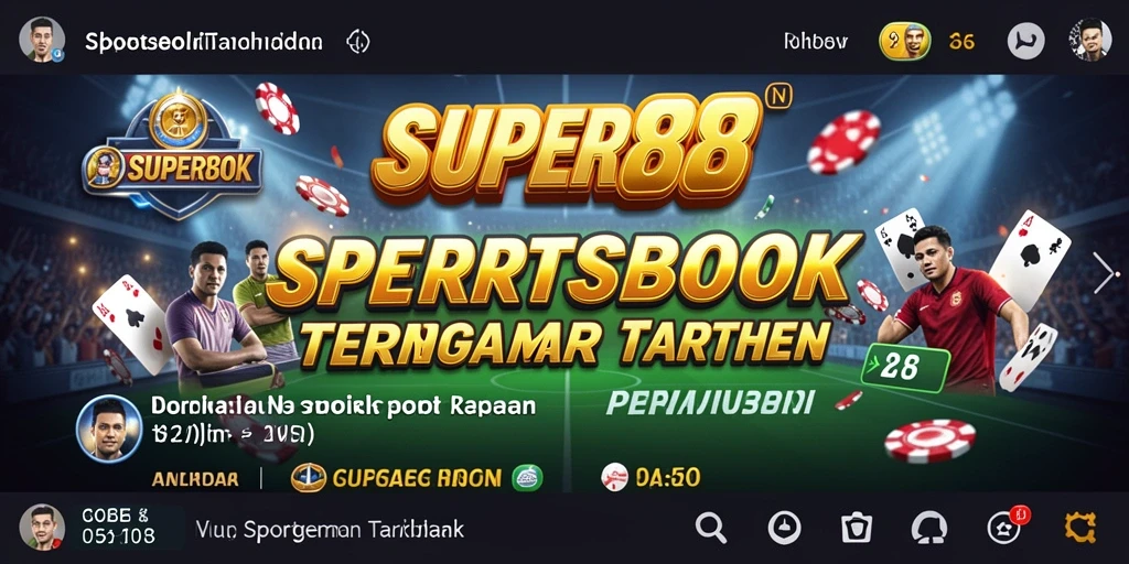 Tampilan gameplay menarik dari aplikasi Sportsbook SUPER88.
