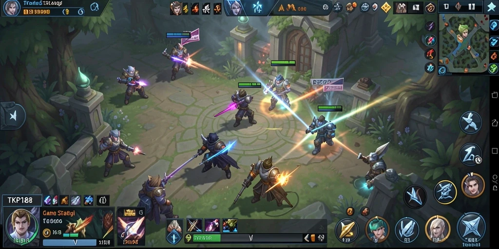 Tampilan gameplay <strong>TKP188</strong> yang intens dan strategis.